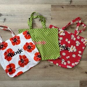Rouje Tote Bags x3 Brand New